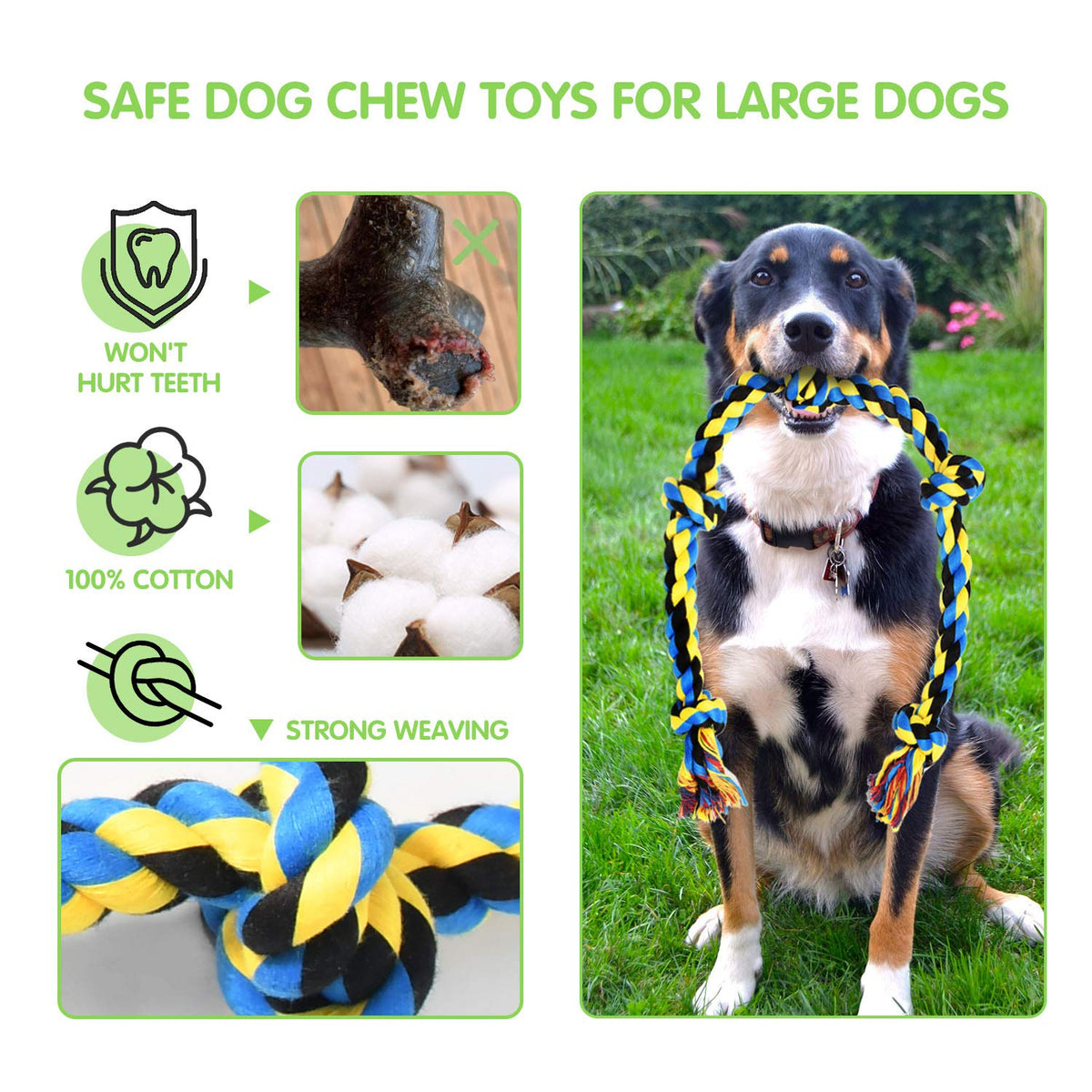 9 Pack Dog Rope Toys M111494