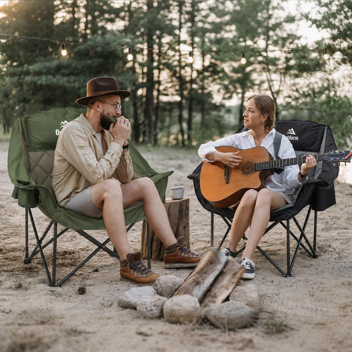 Oversized Camping Chairs 2 Pack L214709