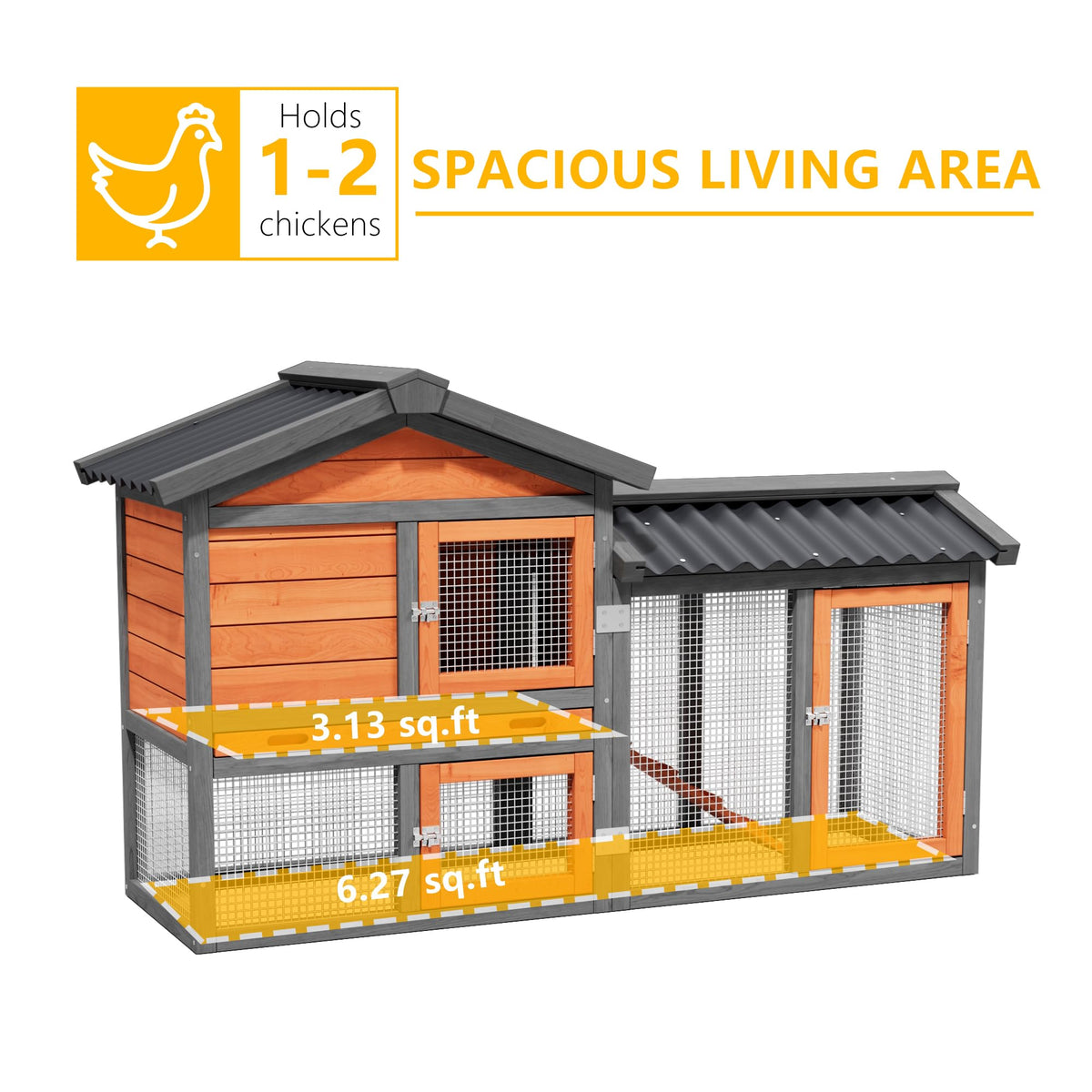Wooden Chicken Coop O24767