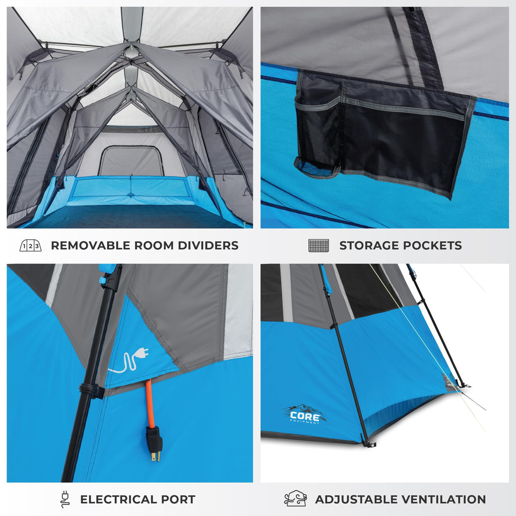 Instant Cabin Tents with LED Lights A9755