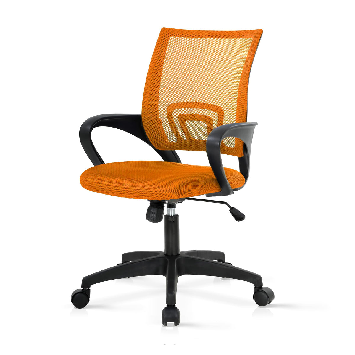 Orange Ergonomic Mesh Office Chair with Lumbar Support H245