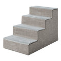 4-Step Non-Slip Grey Dog Steps V3911