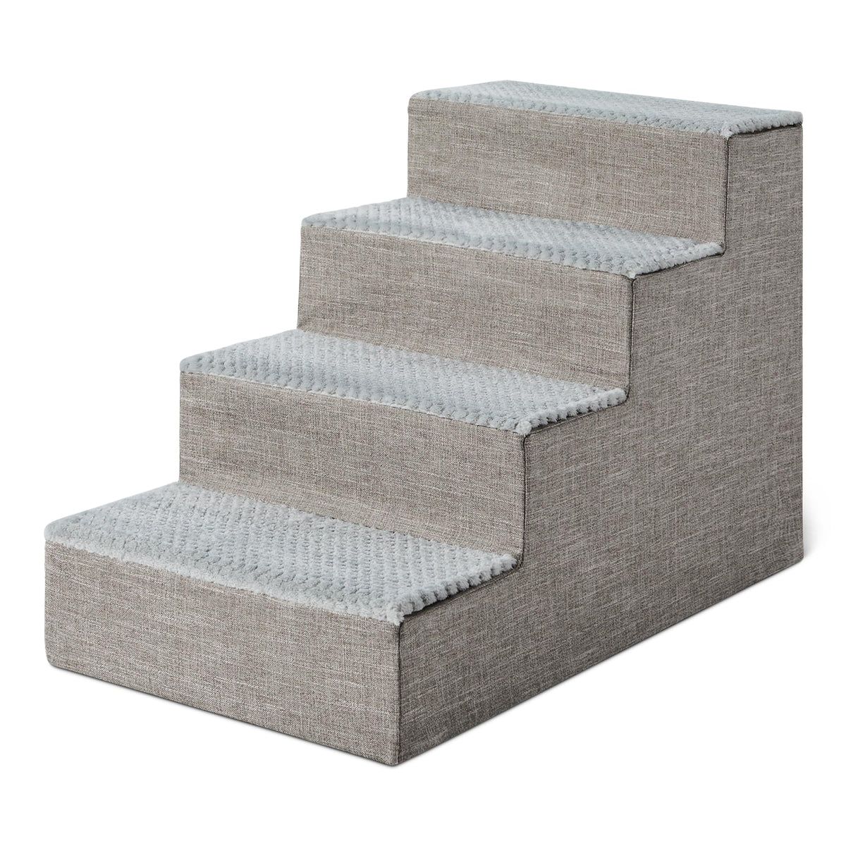 4-Step Non-Slip Grey Dog Steps V3911