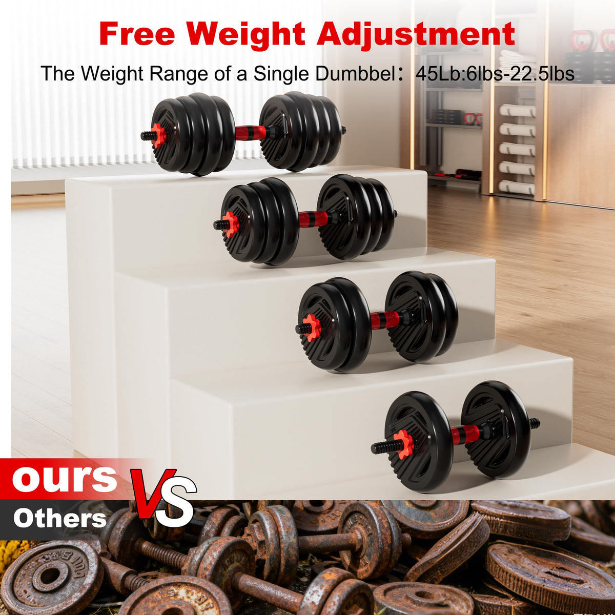 Adjustable Dumbbell Set V631
