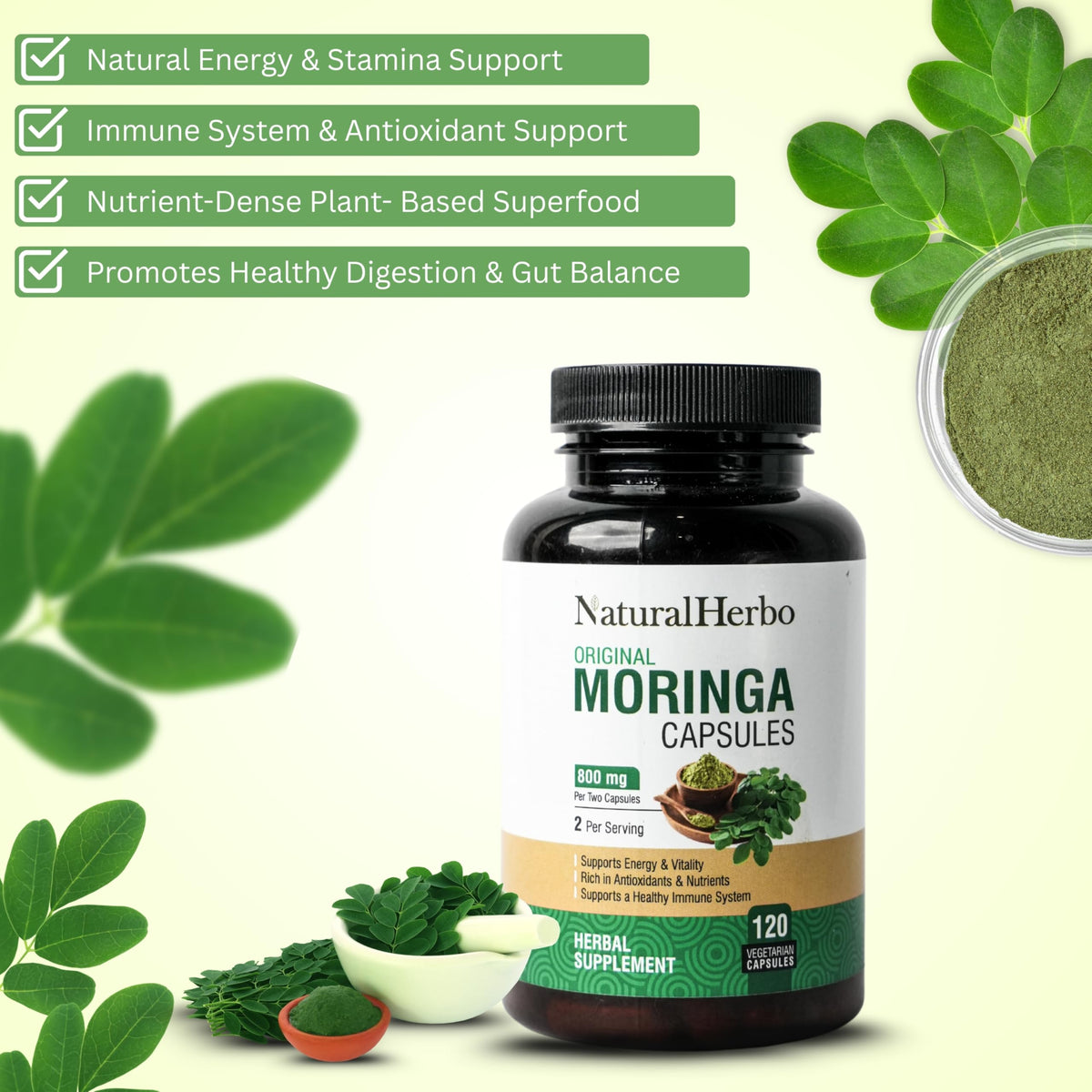 Moringa Capsules 120 Capsules Z695