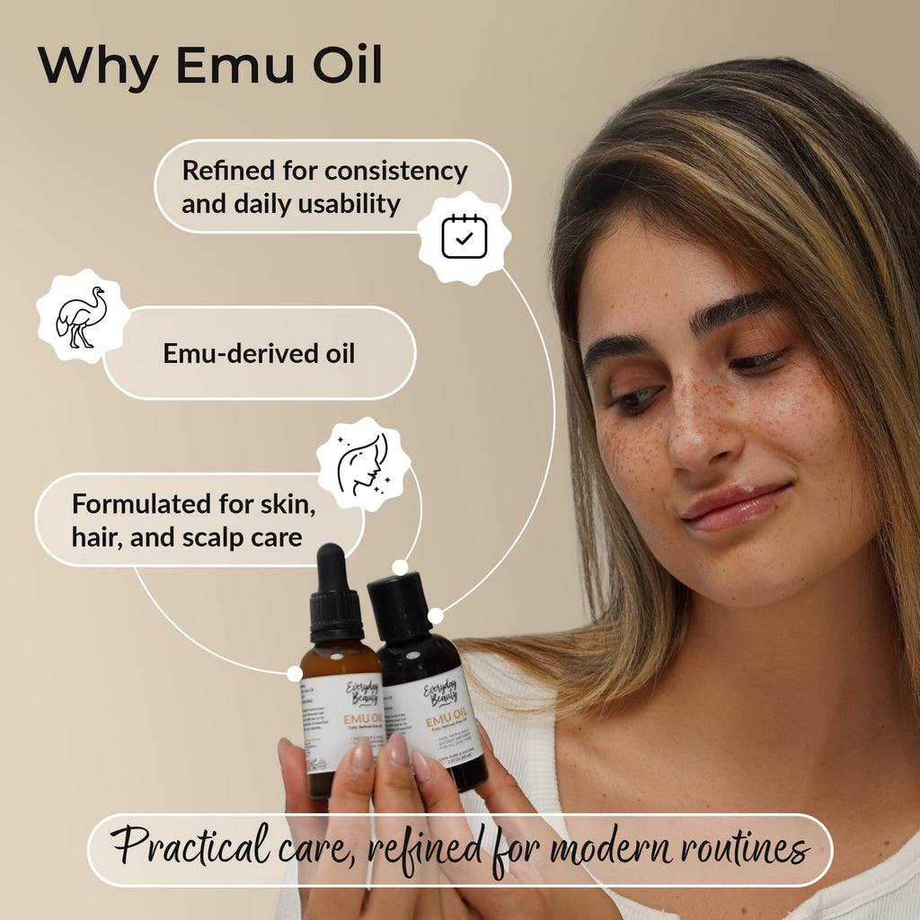 Australian Emu Oil 6X Refined 2 Fl Oz Q1465