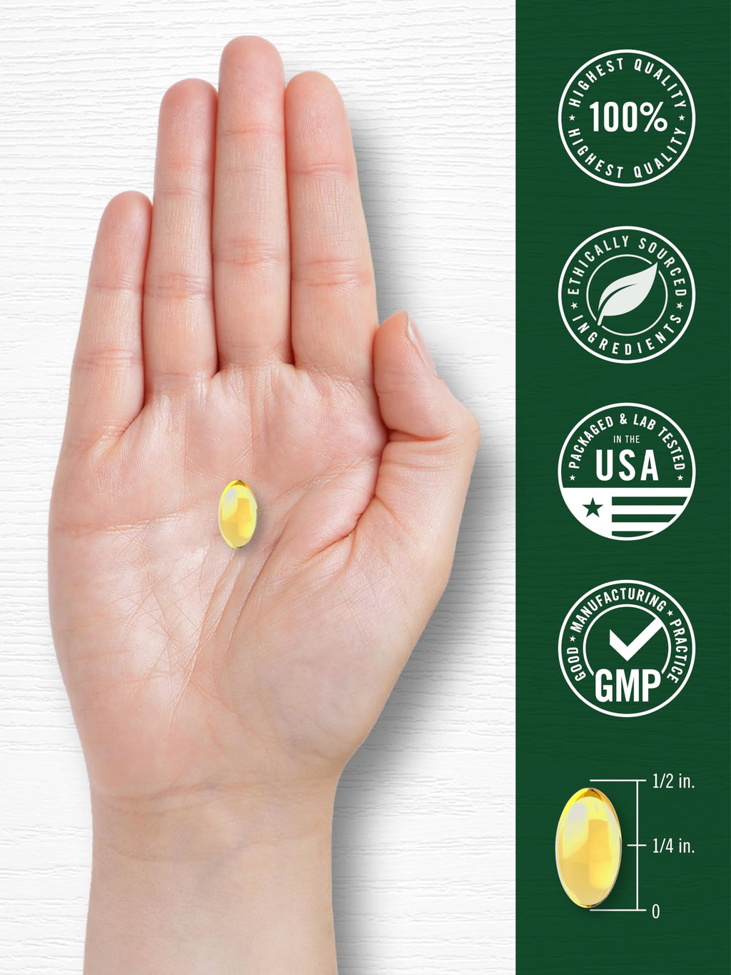Odorless Garlic Softgels Supplement 300 Count J5041
