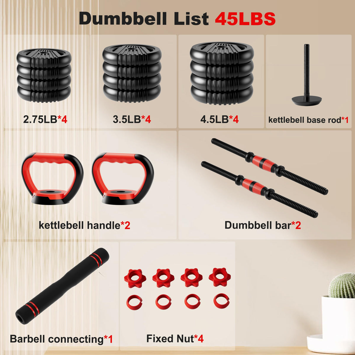 Adjustable Dumbbell Set V631