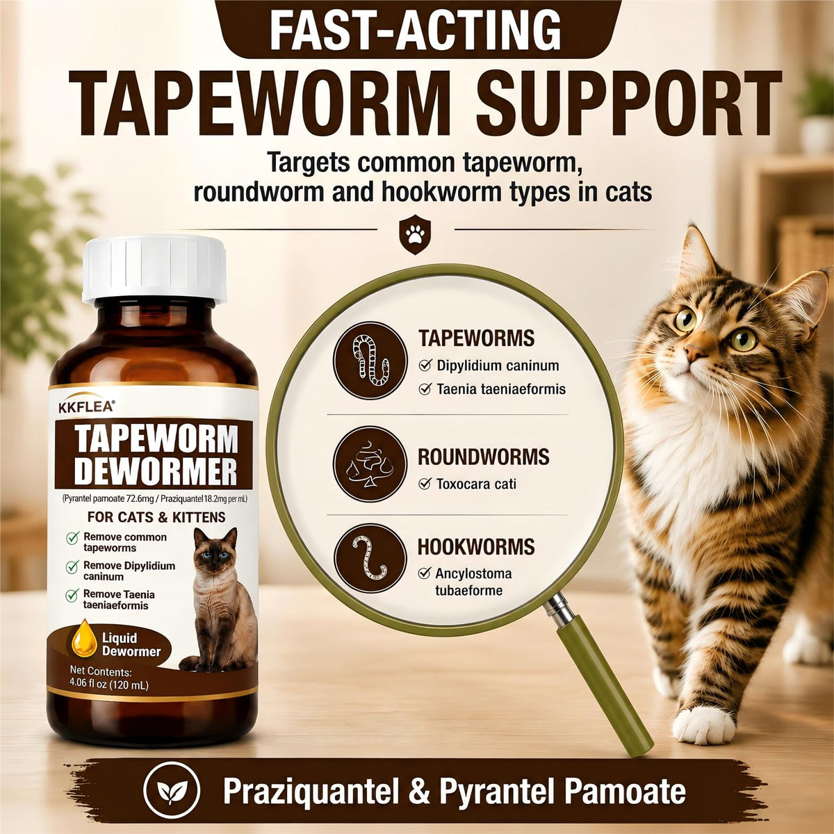 Liquid Cat Dewormer 120ml R786886