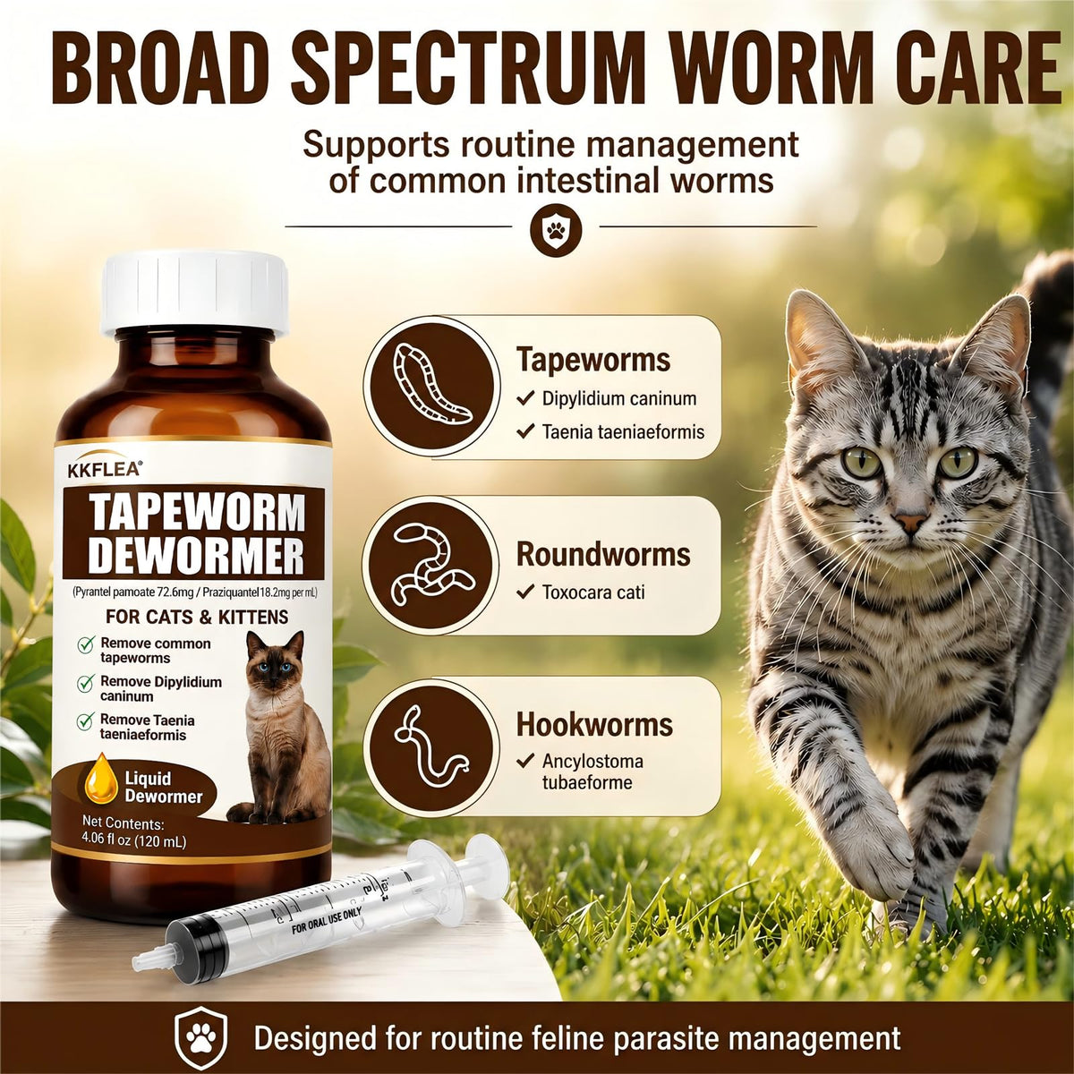 Liquid Cat Dewormer 120ml R786886