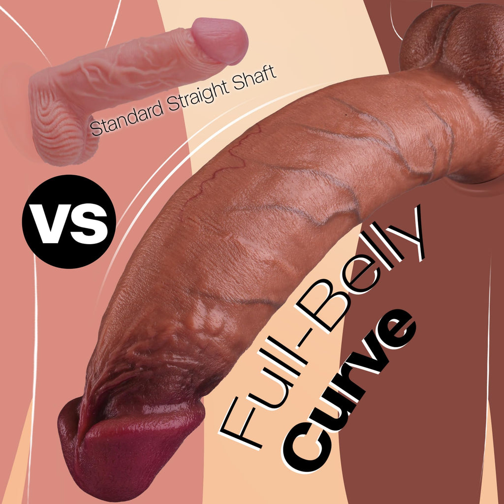 12 Inch Realistic Silicone Dildo V382856