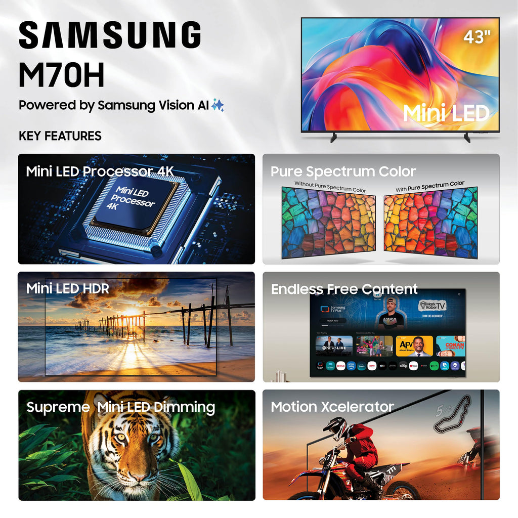 43-Inch Mini LED 4K Smart TV D4937