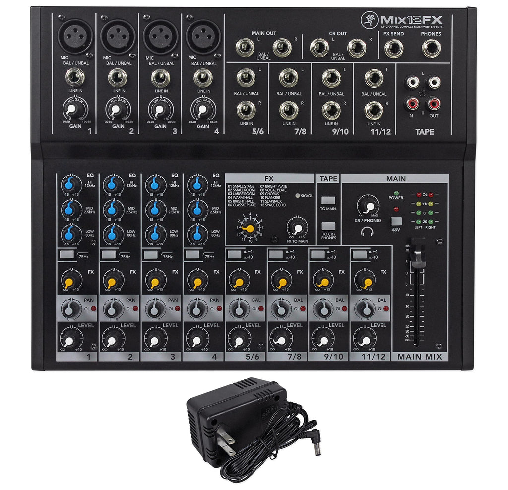 15" Powered PA Speakers 2-Pack with Mixer O839