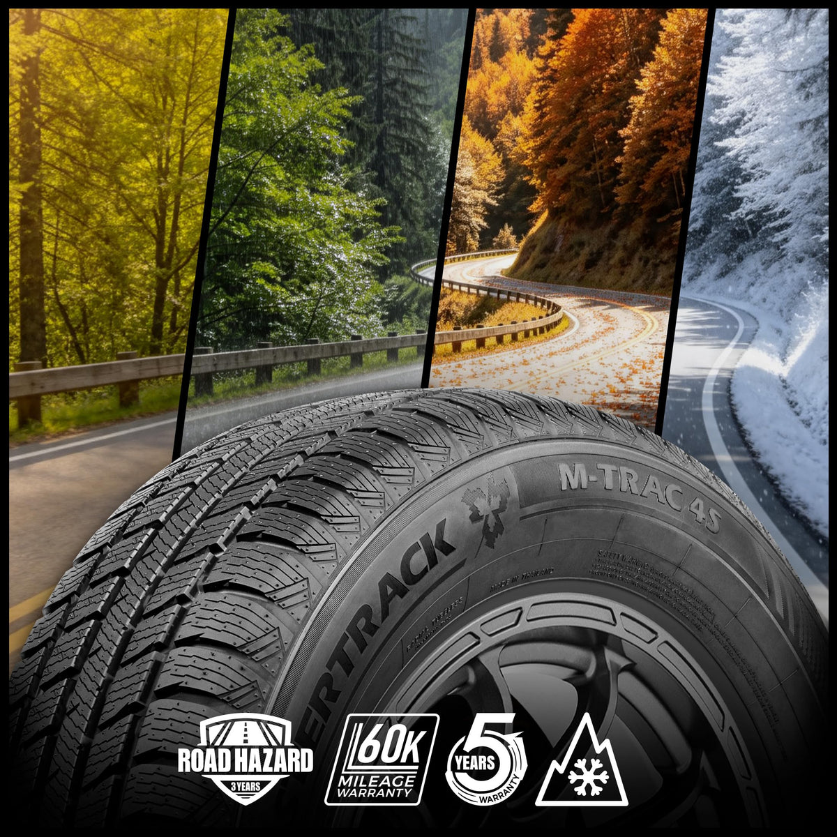 4 Sets Passenger Touring Tires P989567