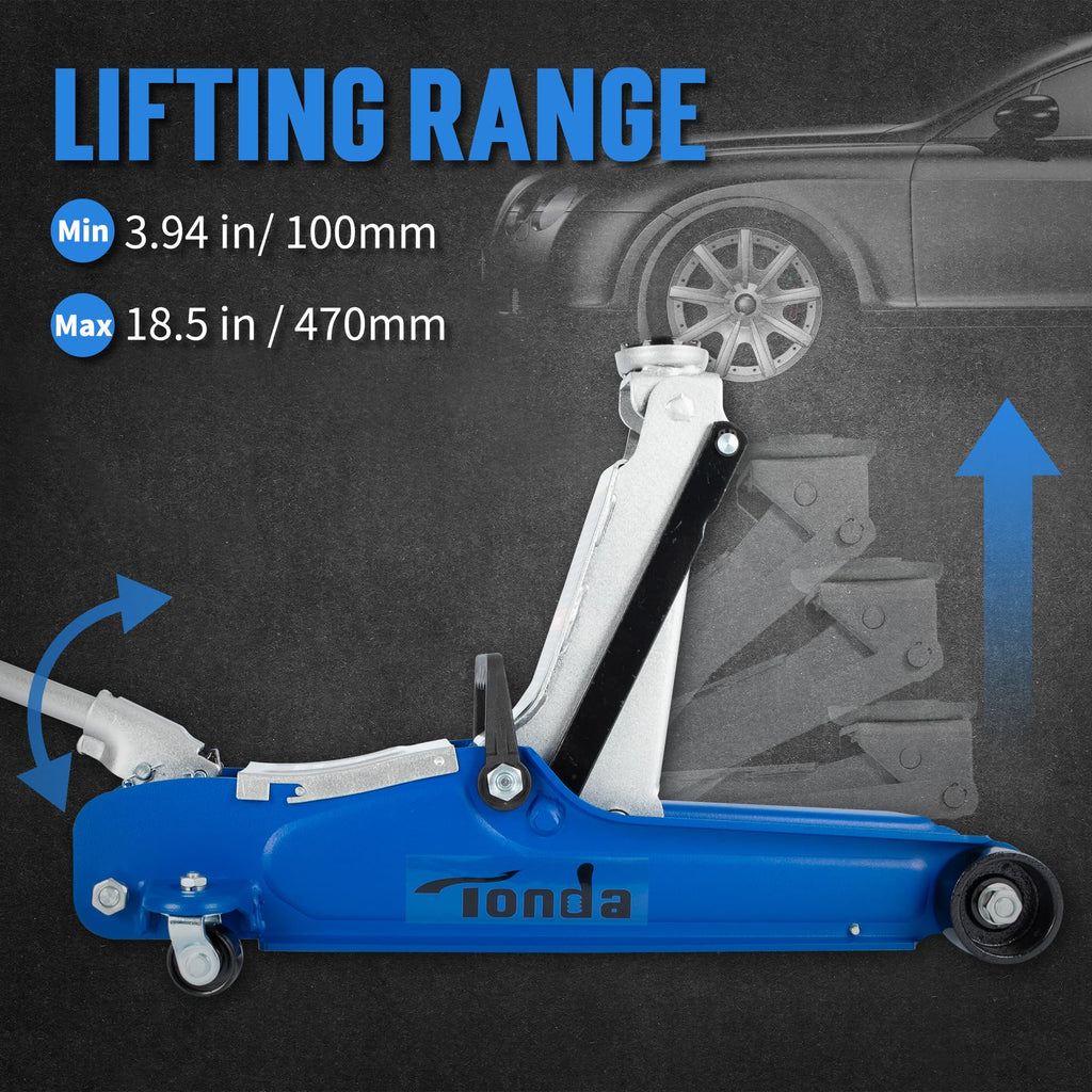 2.5 Ton Low Profile Hydraulic Floor Jack D588
