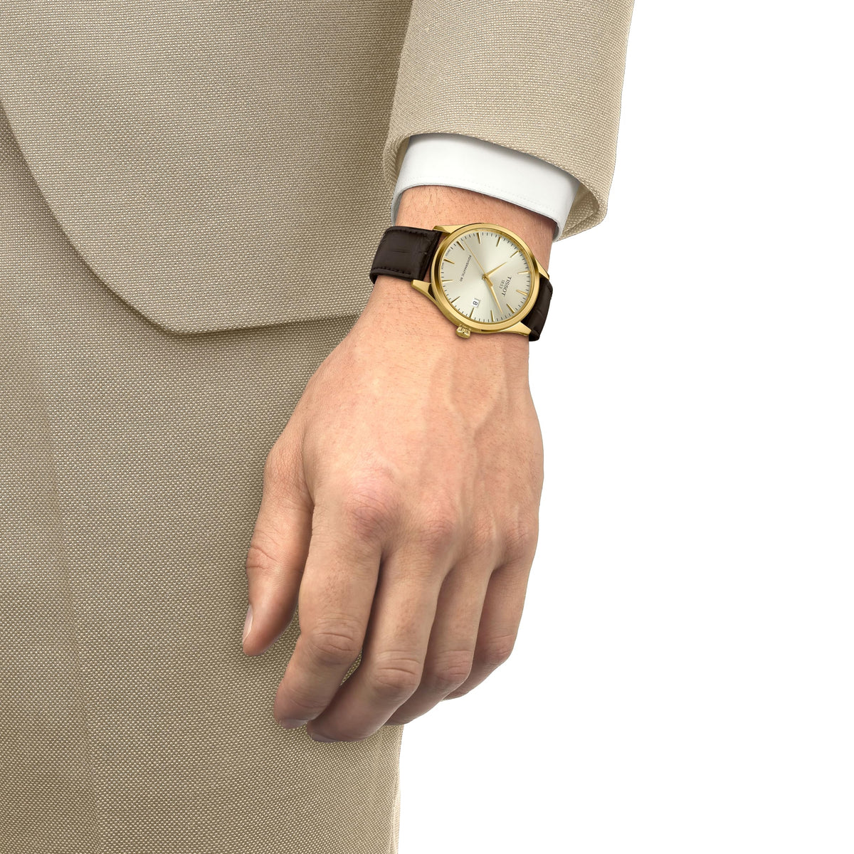 40mm Ivory Dial Swiss Automatic Watch R4693